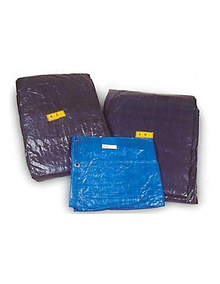 Toldo polietileno 120gr. 04x05mt. azul de abratools