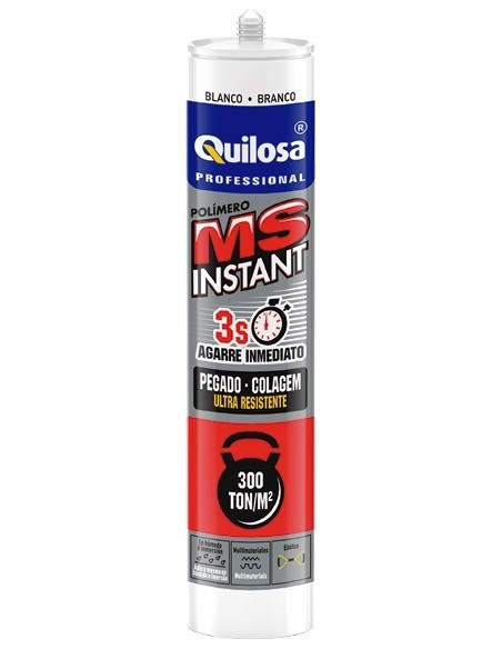 Polimero ms instant 36780-280ml blanco de quilosa caja de 12