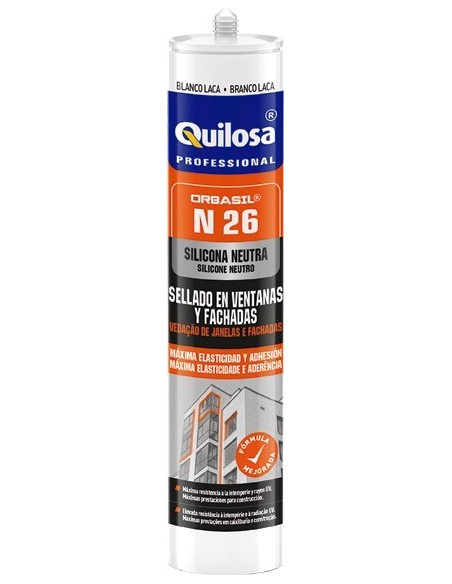 Silicona orbasil n-26 61937 neutra gris de quilosa caja de 24