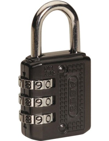 Candado combinación 715/30 negro de abus caja de 21 unidades