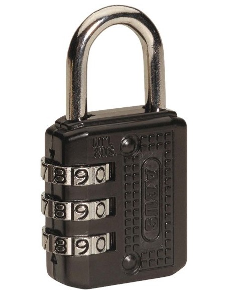 Candado combinación 715/30 negro de abus caja de 21 unidades