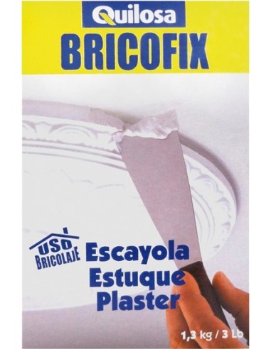 Bricofix escayola 88278-1,3kg. de quilosa caja de 10 unidades