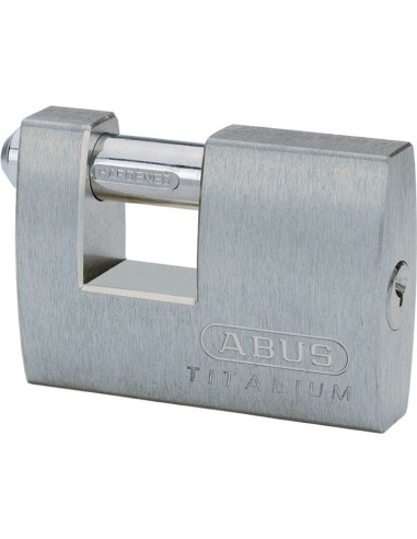 Candado titalium rectangular monoblock 82ti/70 de abus caja de