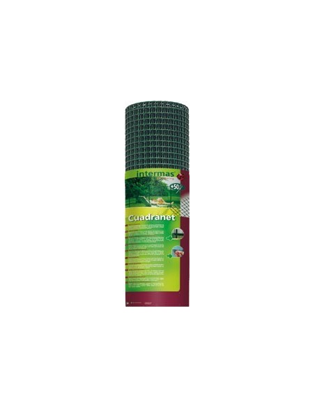 Malla plastica cuadranet c-111 bca.r/25m de nortene