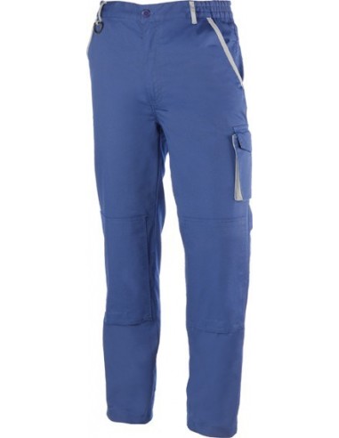 Pantalon premium 951 t-m azul/gris de juba