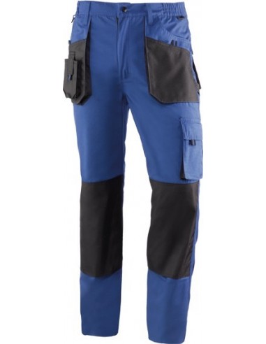 Pantalon top range 991 t-xl azul/negro de juba
