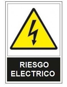 Señal advertencia riesgo electrico sa1000 de jg señalizacion