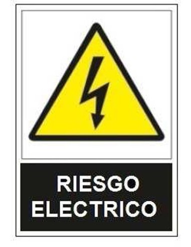 Señal advertencia riesgo electrico sa1000 de jg señalizacion