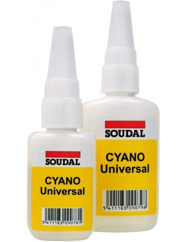 Adhesivo instantaneo cyano universal 20gr 127374 de soudal caja