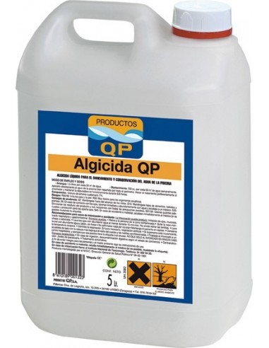 Algicida qp 5lt 280105 de quimicamp caja de 4 unidades