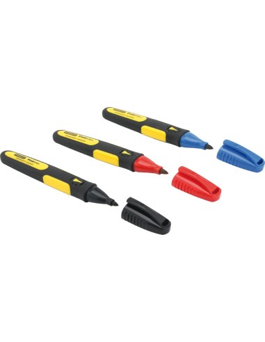 Marcador punta color surtido 047322 (3pz) de stanley