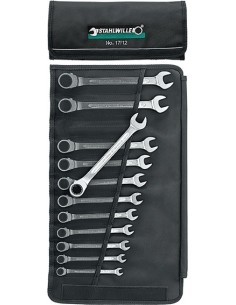 Juego llave combinada caja carton 17/5pz de stahlwille