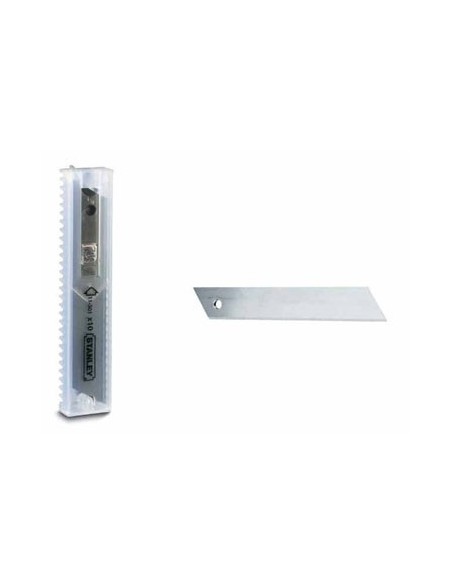 Hoja cúter 011301-18mm (10 hojas) de stanley caja de 10 unidades