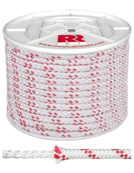 Bobina cuerda trenzada poliester 06mm/200mt de rombull ronets