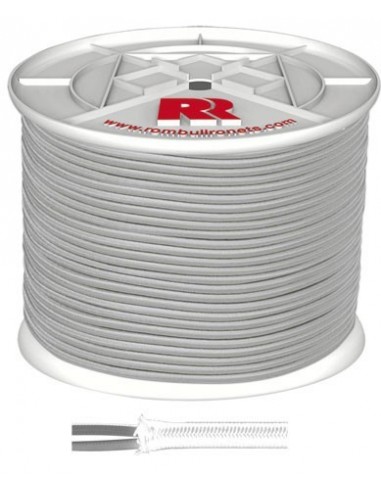 Bobina cuerda elastica pes 08mm/100mt blanca de rombull ronets