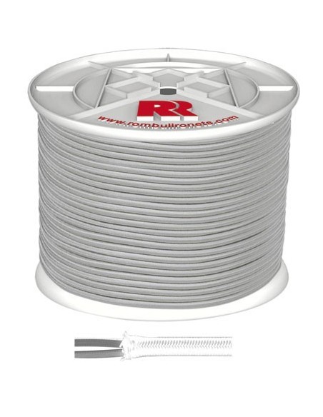 Bobina cuerda elastica pes 10mm/100mt blanca de rombull ronets