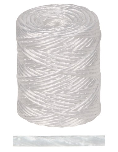 Bobina hilo rafia t600-700gr blanca de rombull ronets