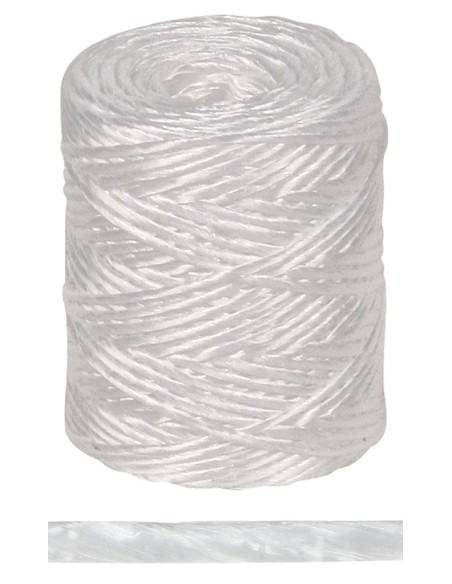 Bobina hilo rafia t600-700gr blanca de rombull ronets
