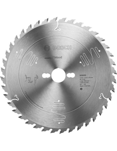 Disco ingletadora md 300x3,2x30 z48 de bosch construccion /