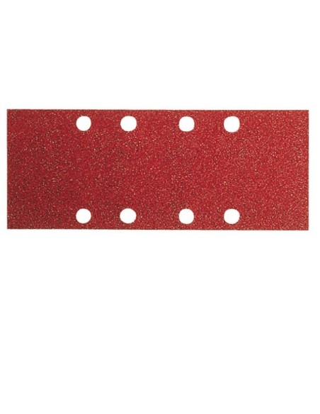 Lija rectangular 8 perforaciones con velcro 93x186 g120 bl10 de