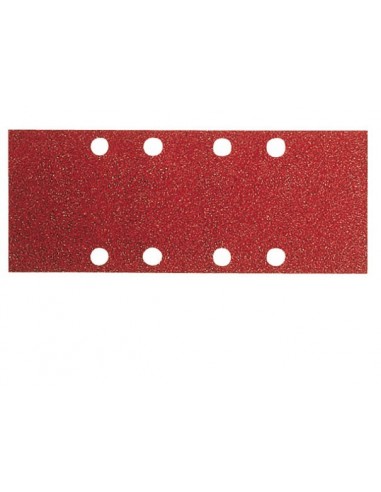 Lija rectangular 8 perforaciones con velcro 93x186 g060 bl10 de