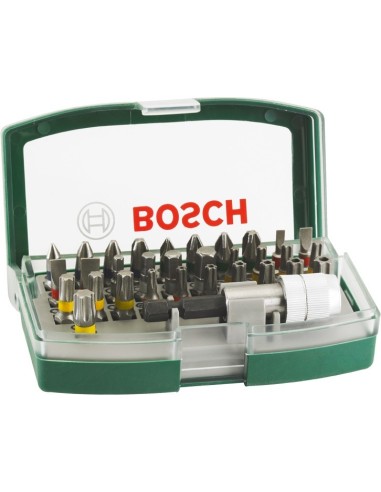 Set atornillar 32pz con puntas seguridad de bosch bricolaje