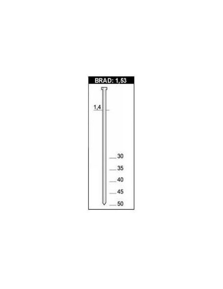 Clavos brad 1.5314/35 c2400 4742435 de simes
