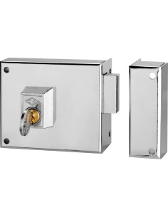 Cerradura sobreponer 1124a-10 der/1 hierro esmaltado de cvl
