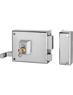 Cerradura sobreponer 1125a-12 der/1 hierro esmaltado de cvl