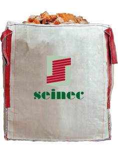 Saco big bag 90x90x100 1250kg blanco de seinec