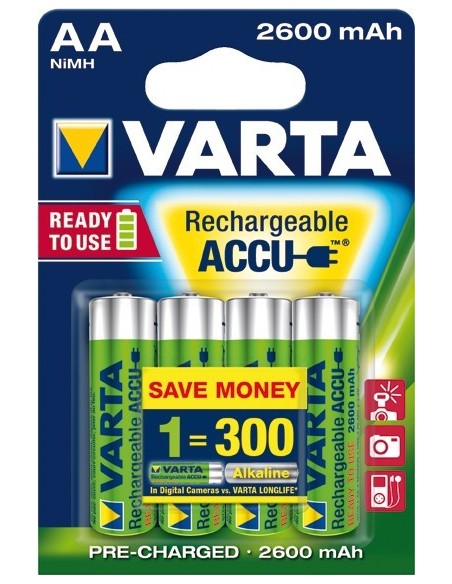 Pila recargable 5716-lr/hr-06 aa bli(4)varta de varta caja de