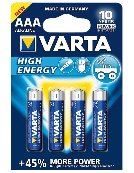 Pila alcalina 4903-lr-03 aaa blis(4) varta de varta caja de 10