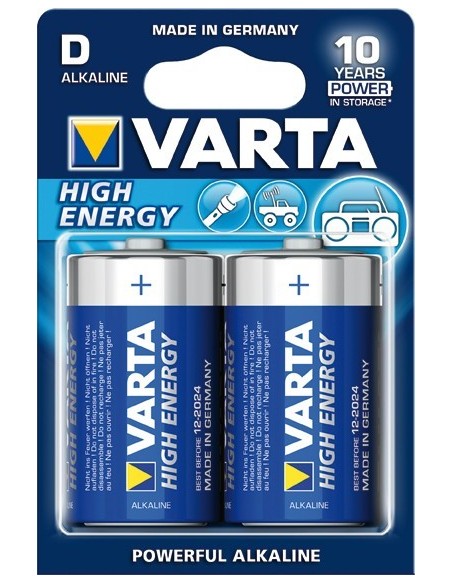 Pila alcalina 64920-lr-20 d blister(2) varta de varta caja de
