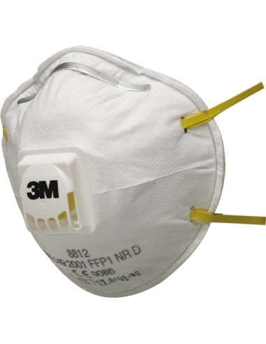 Mascarilla 8812 ffp1 moldeada con válvula de 3m caja de 10