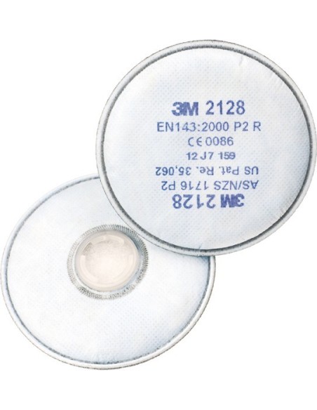 Filtro 2128 p2r para mascara 6200/6800 de 3m caja de 20 unidades