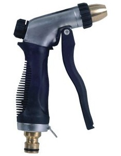 Pistola aluminio regulable racor metal 9801432 de aqua