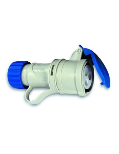 Base cetac 1100052 2p + t 220v/16a azul de asein