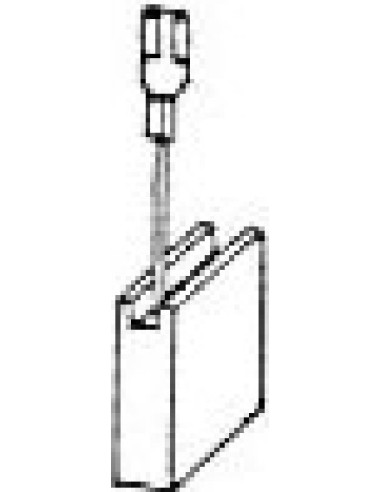 Escobillas 2pz 1366 aeg/milwaukee de asein caja de 10 unidades