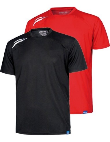 Camiseta manga corta s6611 rojo t-s de workteam