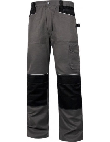 Pantalón wf1052 gris oscuro/negro t-s de workteam