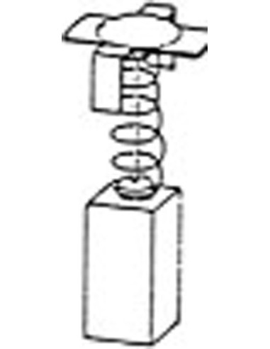 Escobillas 2pz 1796 hitachi de asein caja de 10 unidades