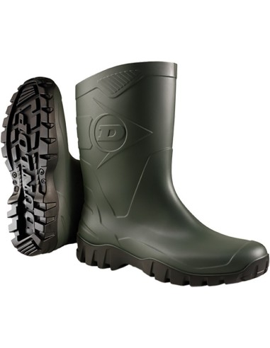 Bota media caña deecalf k580011 t-40 verde de dunlop