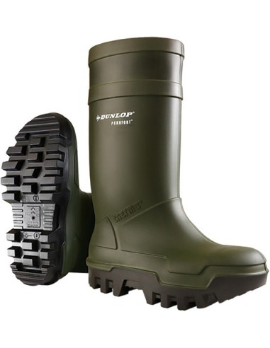 Bota purofort thermo + s5c662933 t-44/45 verde de dunlop