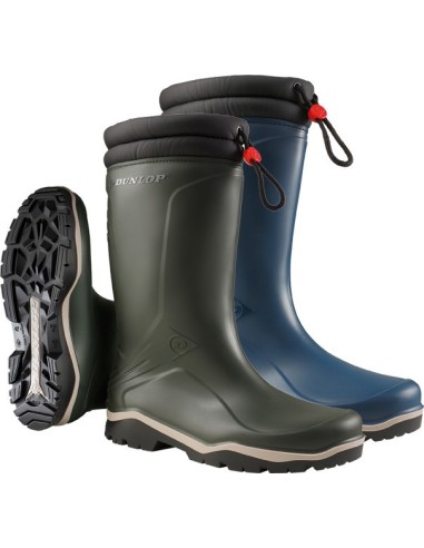 Bota caña alta blizzard k486061 t-45 verde/negro de dunlop