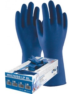 Guante latex desechable libre polvo blue 1300 tl c-50 de 3l