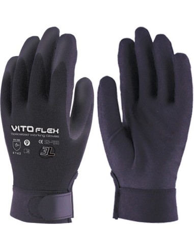 Guante nylon nitrilo vitoflex sn450 t07 de 3l caja de 12