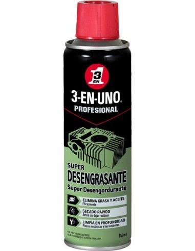 Aceite 3 en 1 desengrasante 250ml 34473 de 3 en 1 caja de 6