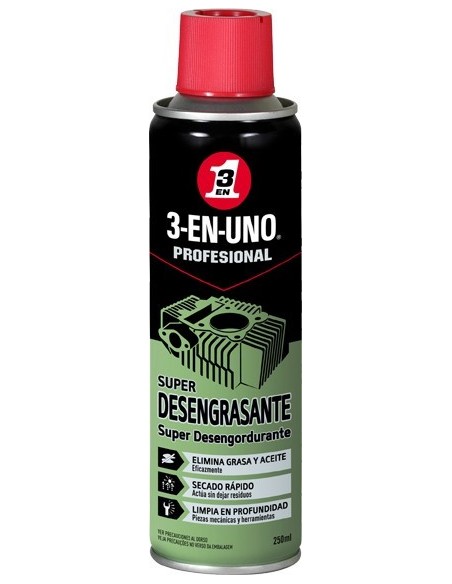 Aceite 3 en 1 desengrasante 250ml 34473 de 3 en 1 caja de 6