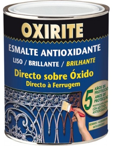 Oxirite liso 6017303 750ml gris/plata de oxirite caja de 6