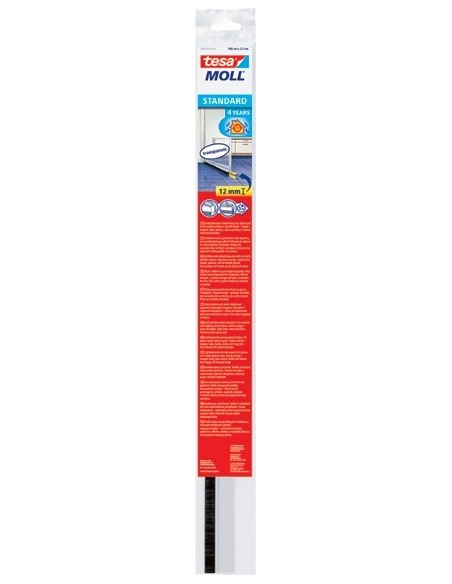 Barra pvc suelo 05433-1mx37mm transparente de tesa-tape caja de